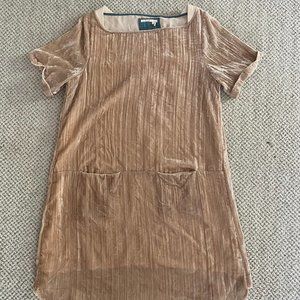 Anthropologie Floreat Velvet Dress